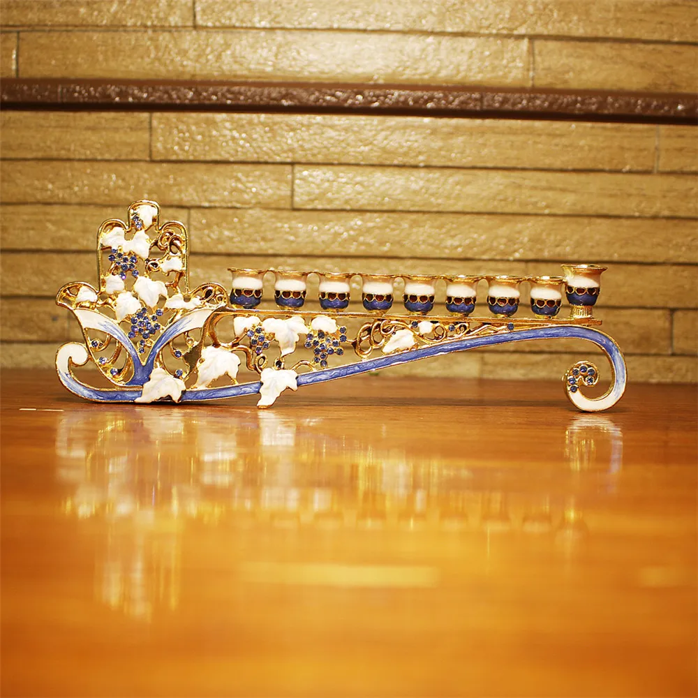 ݼ ĵ Ȧ Hanukkah Menorah Candelabra  ׸  д Ȩ ׸ Ƽ  Candleholder 