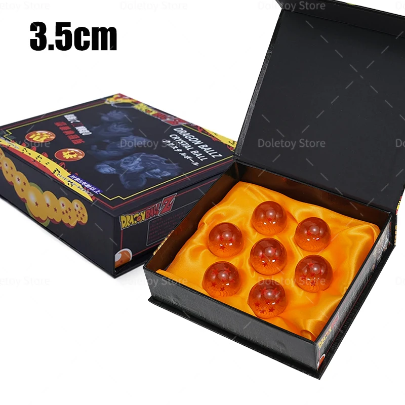 Dragon Ball Z 1:1 Crystal ball 7 Stars Balls Figures Orange Blue