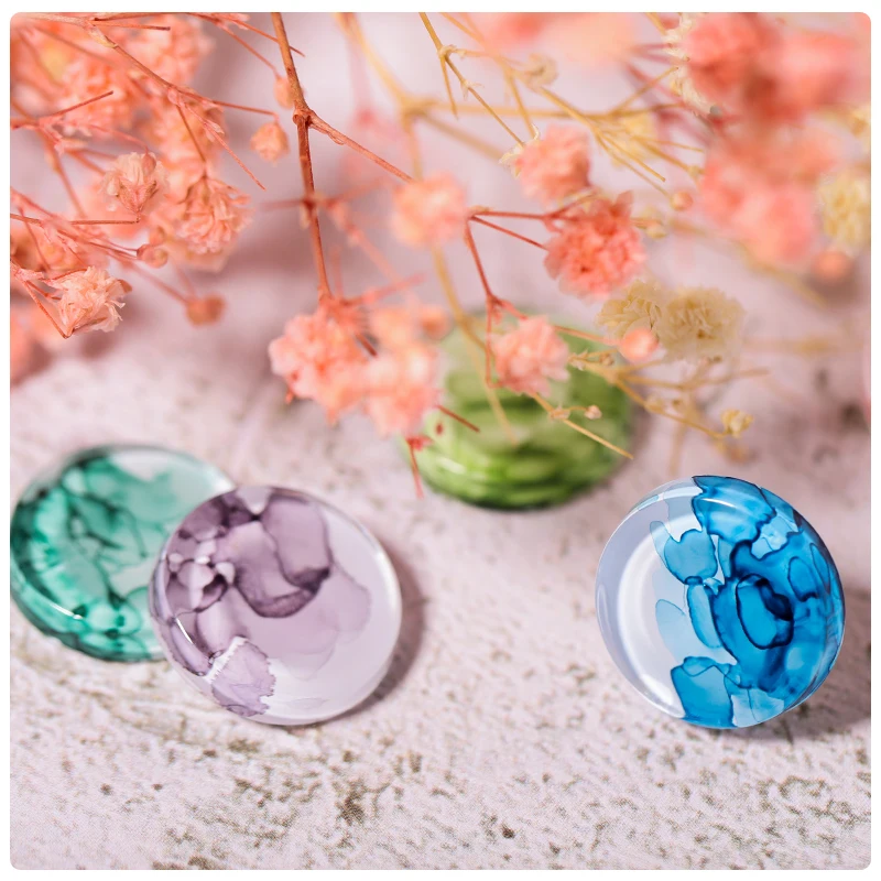 Nail Powder Manicure Tools Acrylic Nail Powder Nail Kit Nail Tools Gradient Transparent Blossom Quick-drying Nail Watercolor Liquid Marble Art Ink Smoke Bubble Blooming Gel Polish for Nail Salons