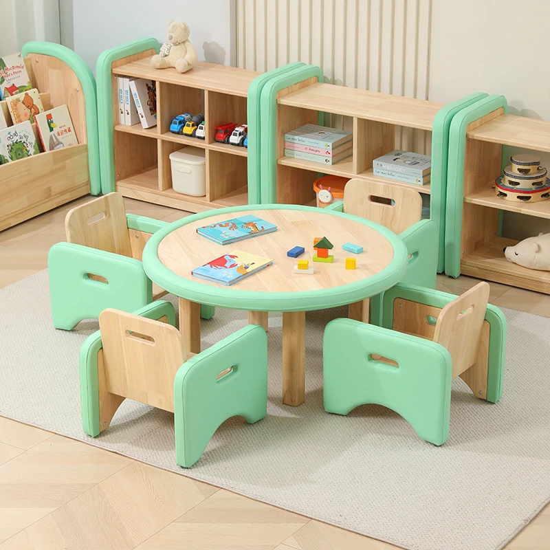 Classroom Table Kids Study Children Desk Child Room Furniture Tables Student Chair Children's Mesinha Infantil School Set Small