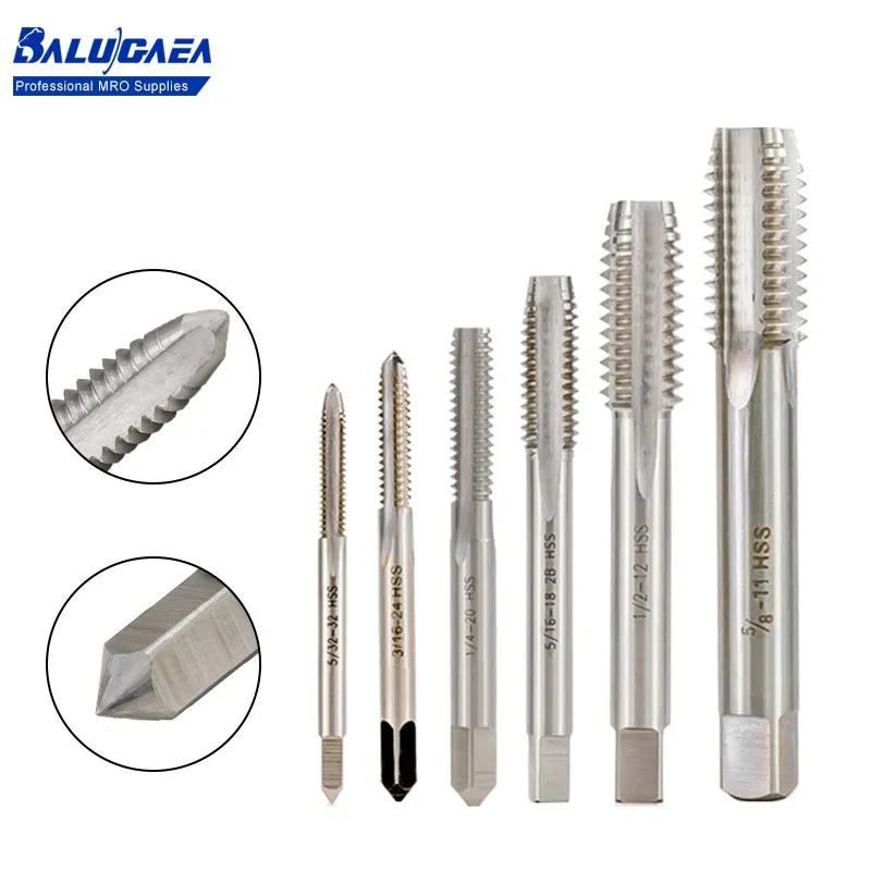 

Thread Tap BSF/BSW Straight Thread Tap HSS Right Hand Plug Tap Screw Thread Tap Drill Threading Tool Hand Tools 1pc