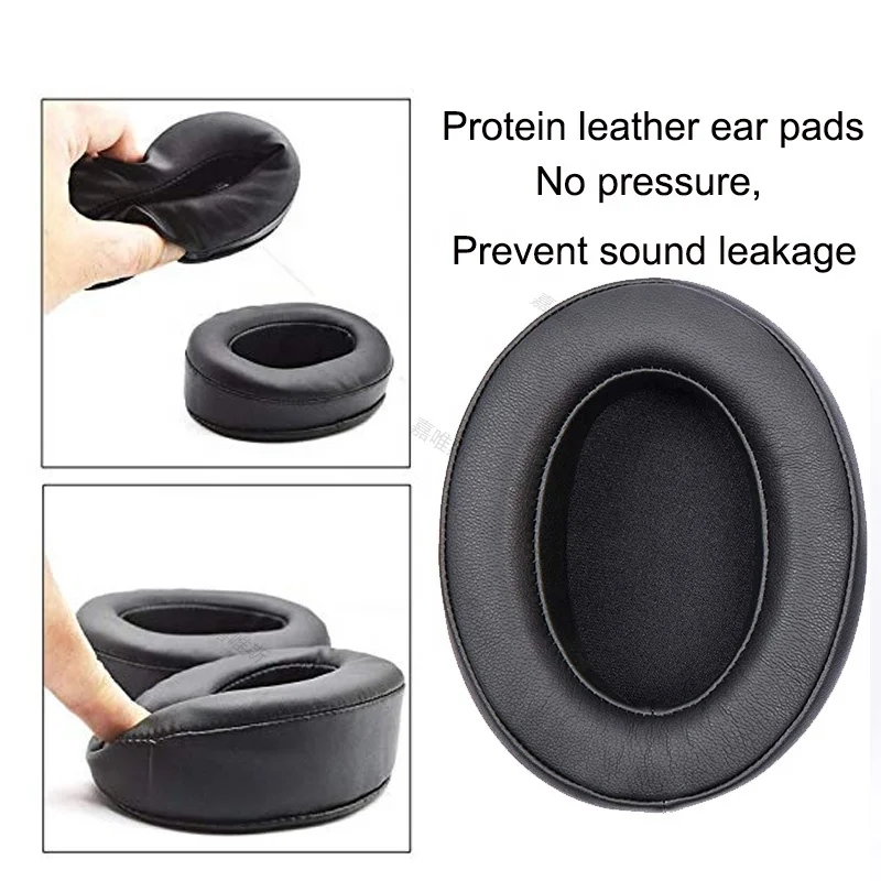 

Original replacement leather foam ear pads for Philips shp9500 SHP9500 SHB9850NC headphone headset
