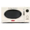 Retro Countertop Microwave Oven ,Large 800-Watt ,12 Pre-Programmed Cooking Settings - Digital Clock,Kitchen Appliances 1