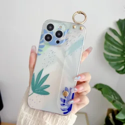 Neushoornbomenhoes met polsband voor Huawei Honor Series