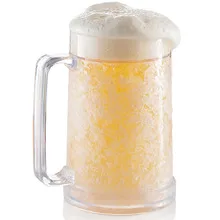 Description Picture 6 of itemFreezer Beer Mug, Double Wall, Insulated Gel Plastic Pint Freezable Glass, 16oz, Chiller Frosty Cup, Frozen Ice Mug, Freezer Cup
