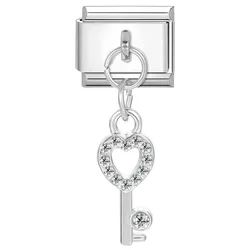 Stylish Heart & Star Charm Bracelet Jewelry in Stainless Steel - Wholesale Gifts (A39)