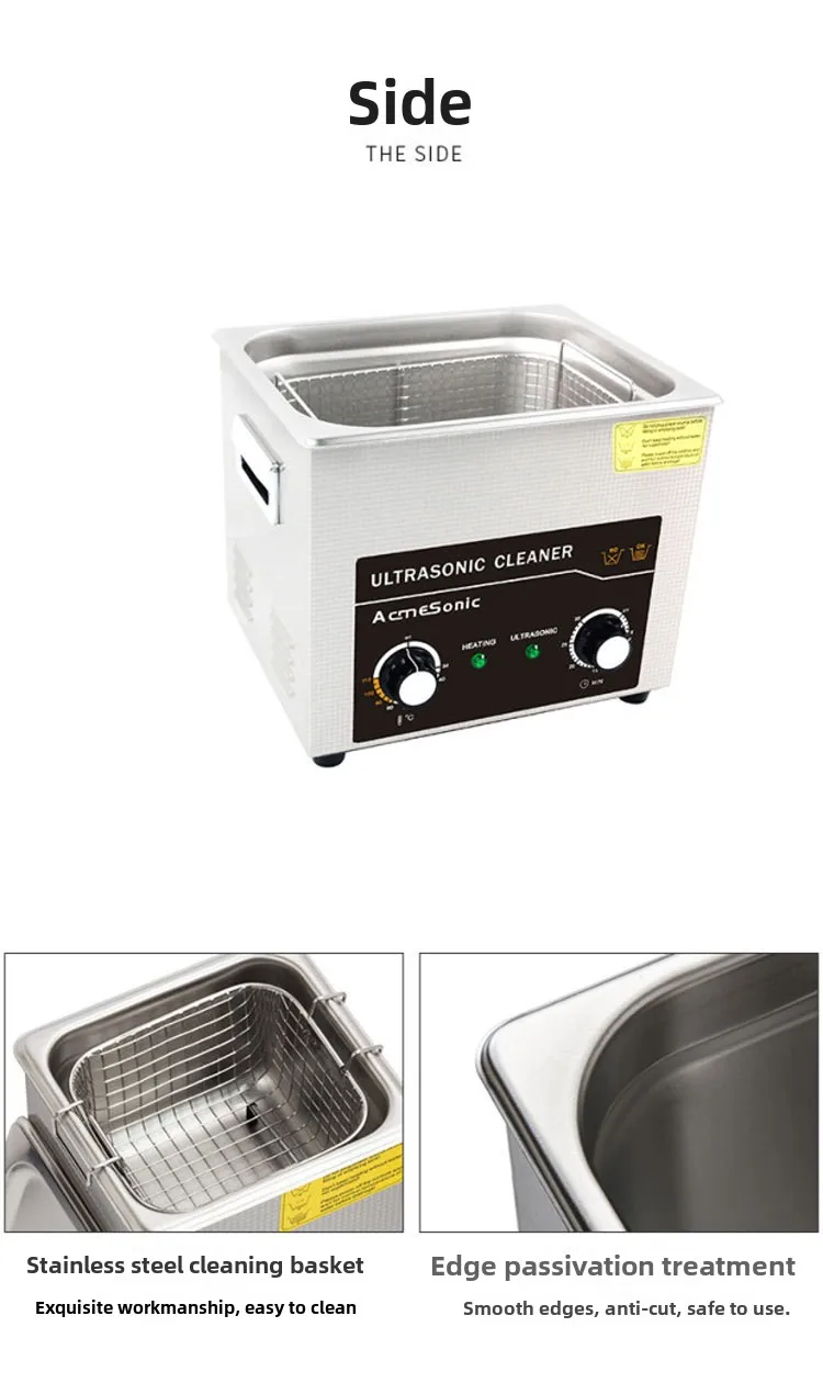 30L kleine Ultraschall-Industrie-Reinigungsmaschine Labor 304 Edelstahl Ultraschall-Reinigungsmaschine Haushalt Zuhause – Detail 10