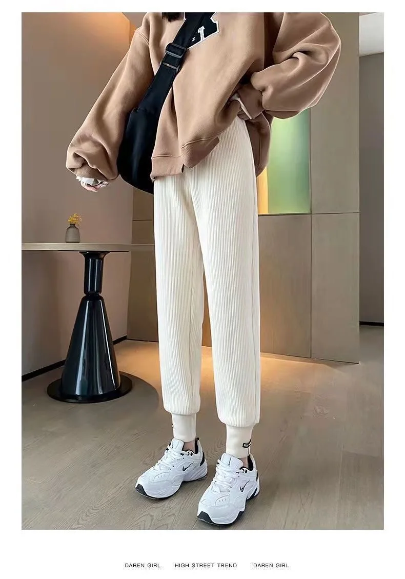 

Cuteandpsycho Streetwear Joggers Baggy Trousers Loose Wide Leg Women Punk Sweatpants Chic Solid Fashion Vintage Pants Casual Y2K
