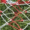 Outdoor Basketball Baskets Football Volleyball Large Nylon Red + White Braided Mesh Net Bag Sports Accessories 3