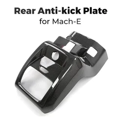 Car Rear Air Vent Decorative Frame for Ford Mustang Mach-E ABS Anti Kick Board USB Panel Interior Modification Accessories