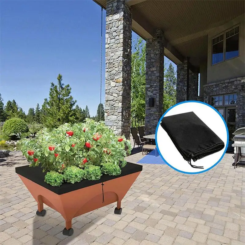 

Mulch Cover Mulch Cover Planter Box Cover Raised Bed Cover Transplanting Kit Grow Box Cover 3pcs For Garden Planters Boxes