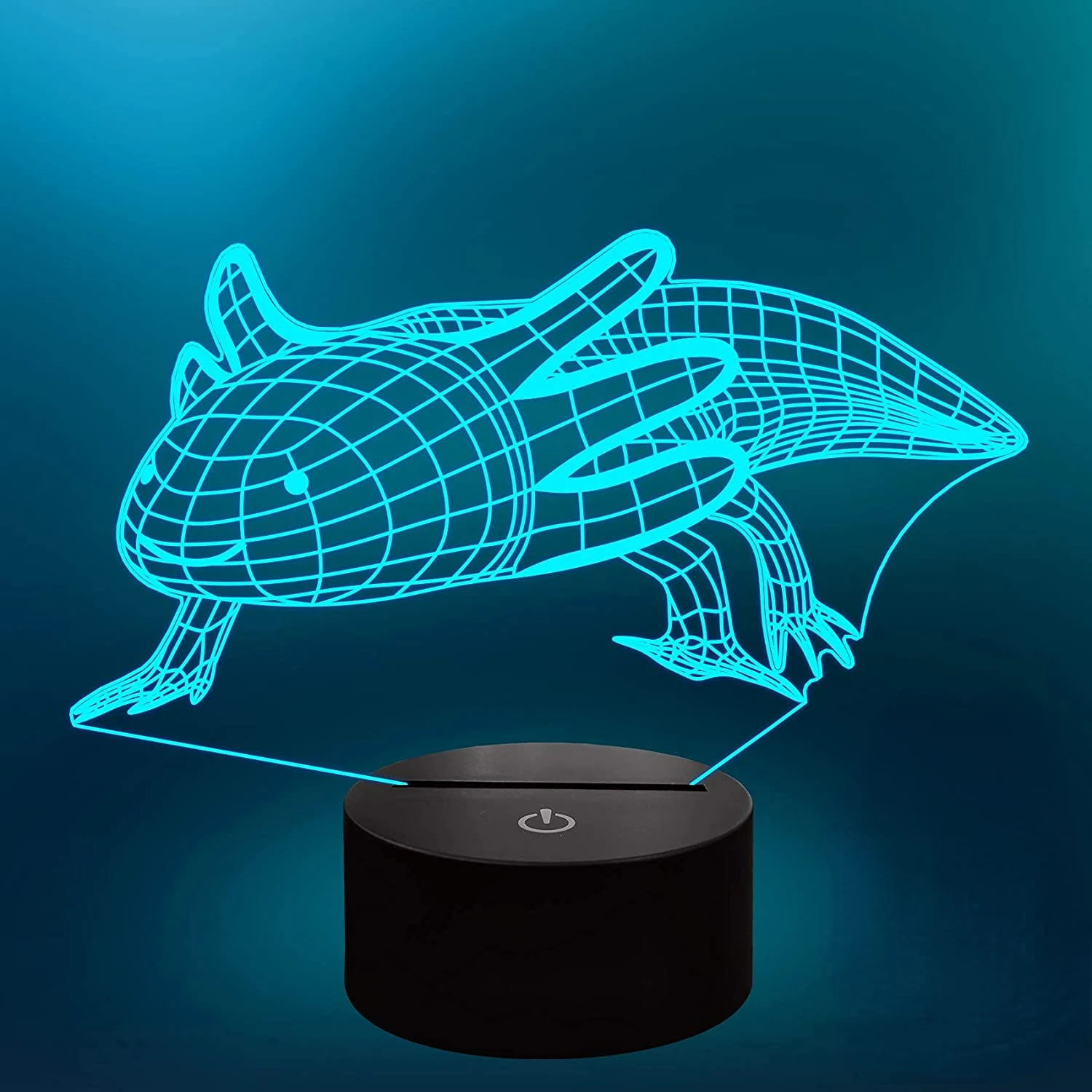 

Ночсветильник Axolotl, детская лампа с 3D иллюзией, украшение для спальни, 7 цветов, меняющий Цвет, Рождественский, праздничный, подарок на день р...