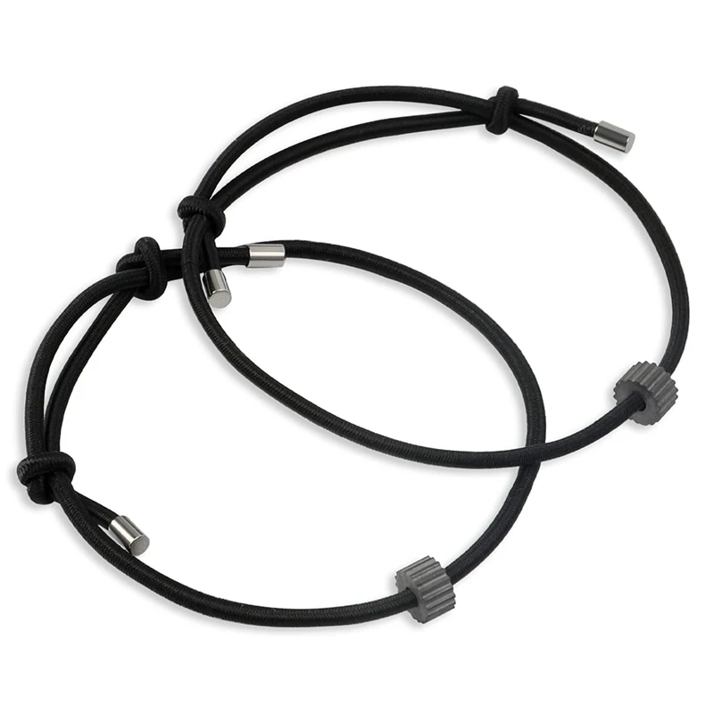 

2 PCS Window Breaker Bracelet, Wrist Strap With Tungsten Carbide Bead Car Emergency Self Rescue Tool (Black)