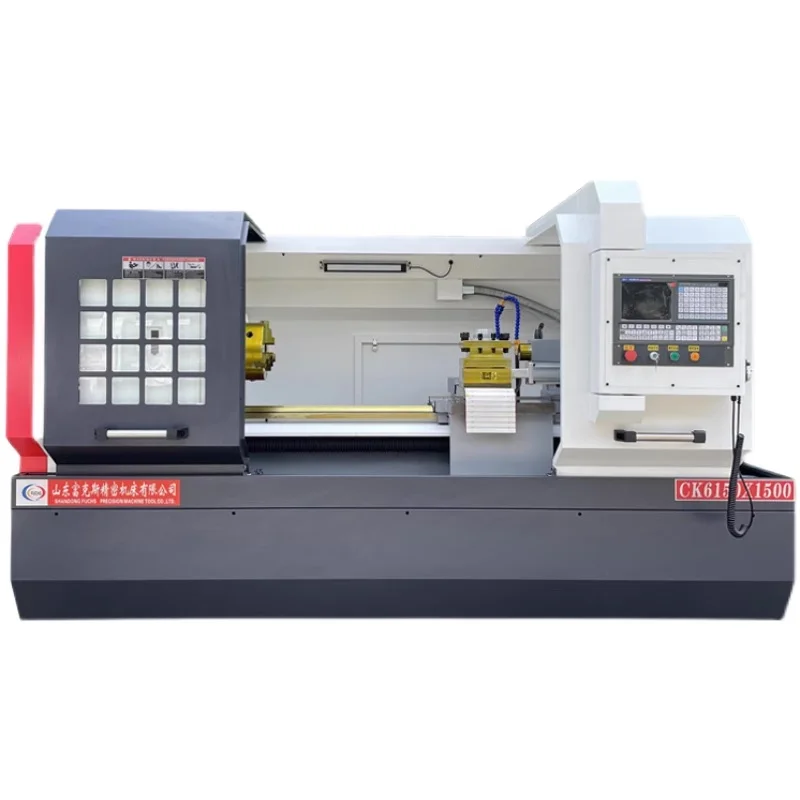 CNC lathe CK6150 high-precision horizontal lathe, fully automatic large CNC machine tool with integral bed