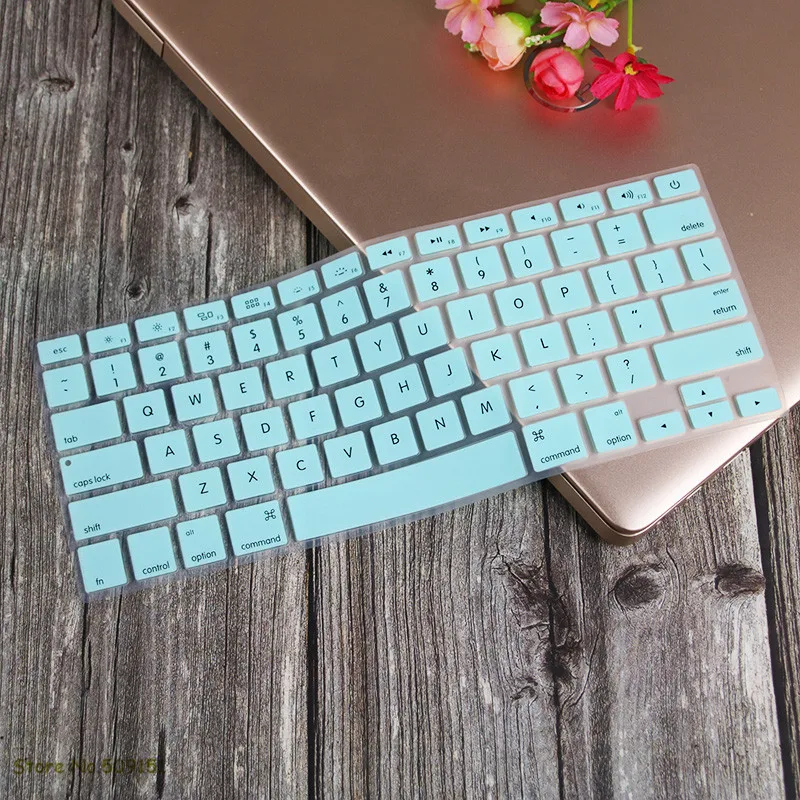 Premium Keyboard Cover for MacBook Pro and Air - US English Layout