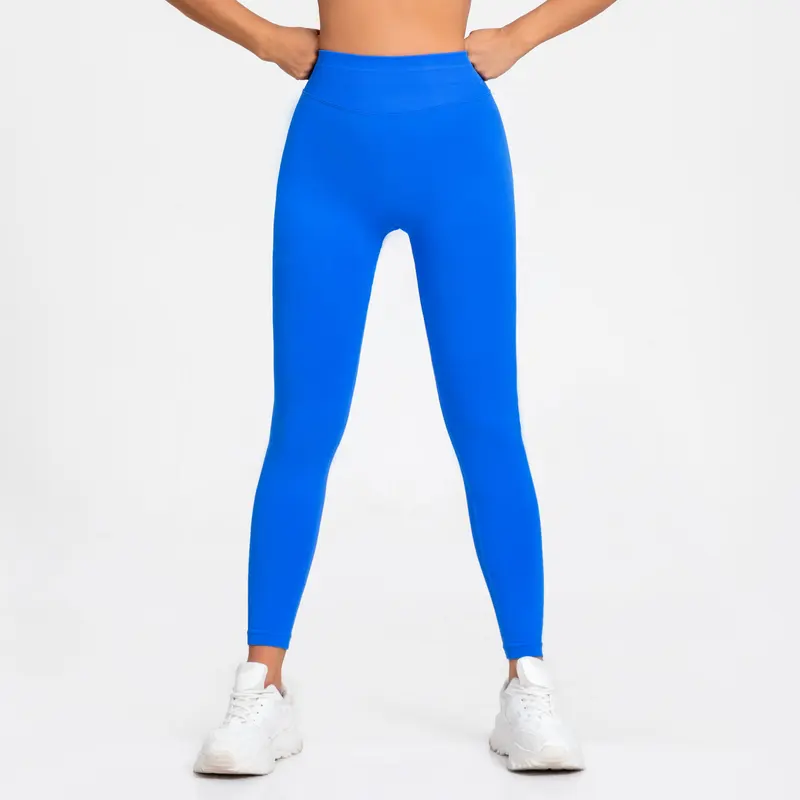 Yoga Leggings Women Seamless Sports Pants Low Ribbed Band