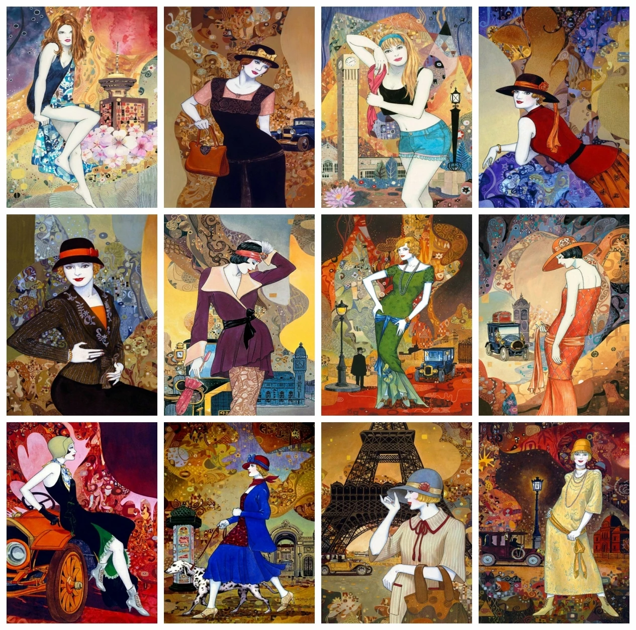 

Diy Diamond Embroidery Woman Girl Mosaic Rhinestone 5D Diamond Painting Portrait Abstract Cross Stitch Kit Needlework Home Decor