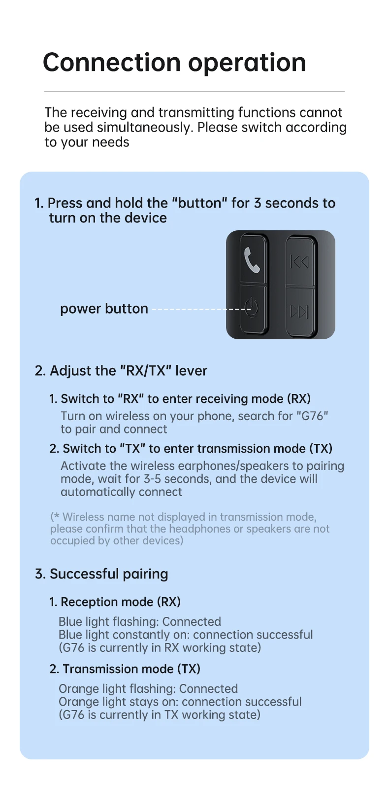 Aux Audio Adapter Bluetooth 5.4 Transmitter Receiver 2 IN 1 Support TF Card Wire