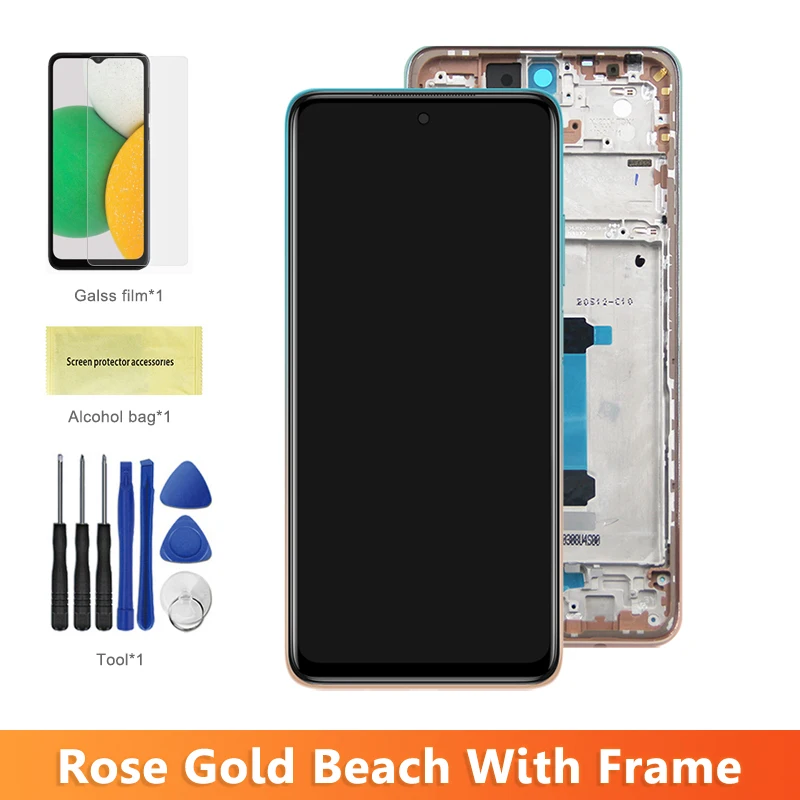 Écran LCD Complet Avec Châssis Gris – Pour Xiaomi Mi 10T Lite 5G – Neuf