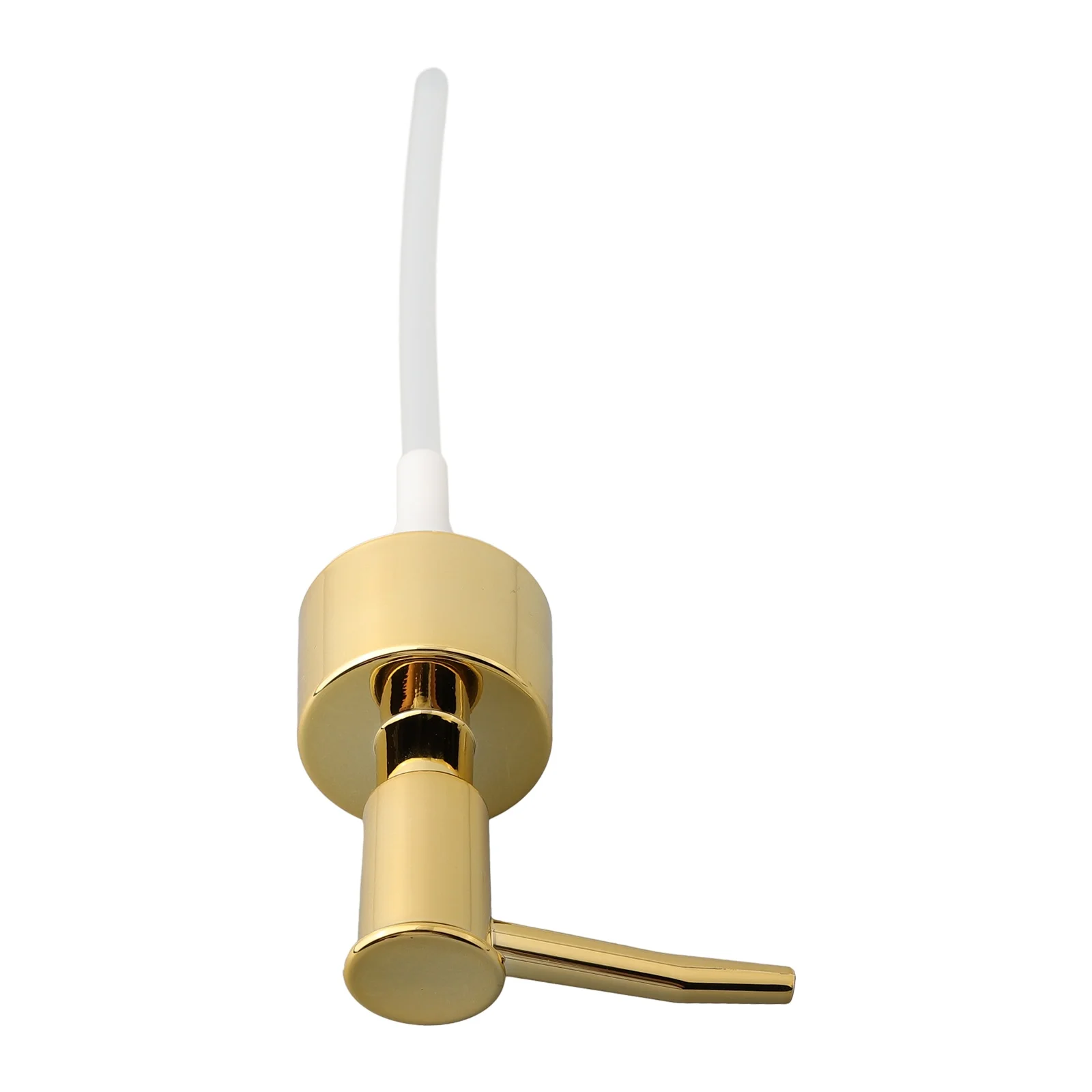 

1pc Pump Head 28 Thread Plastic Lotion Pump Head Bathroom Spray Head Shower Gel Press Head ABS Plastic Gold Silver With Tube