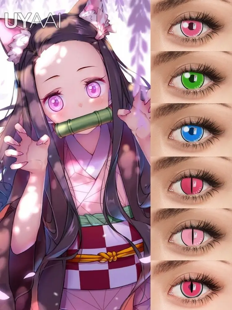 UYAAI-Contact-Lenses-For-Eyes-Anime-Pupils-1-Pair-Eye-Color-Contacts