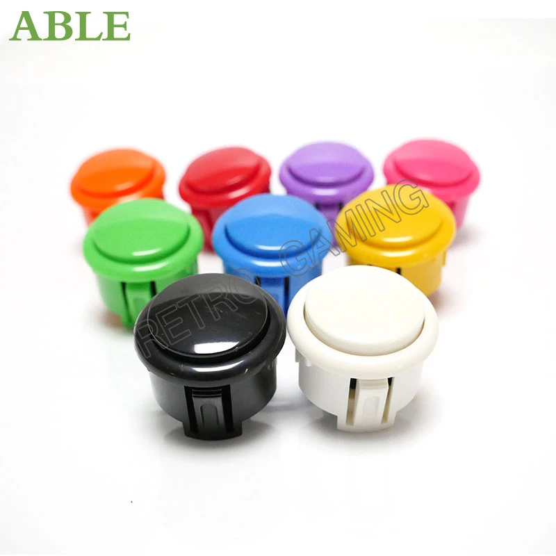 Arcade Push Button Copy Sanwa OBSF 30mm Arcade Cabinet Game Buttons Switch 12PCS for Jamma MAME Machine DIY Parts