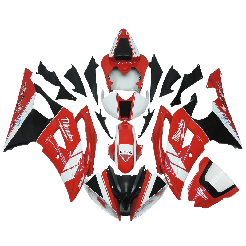 

Motorcycle Bodywork Set for Yamaha YZF R6 2008 2009 2010 2011 2012 2013 2014 2015 2016 ABS Plastic Full Fairings Kit Accessories