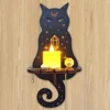 Wall Shelf Stone Wall Shelf Hand Wooden Display Stand Hanging Candle Holder Wall Decor Shelves home decoration shelf decor 3