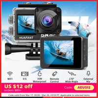 Action Camera 5K30FPS 4K60FPS 48MP 2.0 Touch LCD EIS Dual Screen Wi-Fi 170D DVR Webcam Waterproof 30M 5X Zoom Sports Camera 1