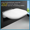 Folding Wall Hanging Urea Formaldehyde Bathroom Chair Shower Stool Entrance Bathroom Invisible Shower Chair Shoe Changing Stool 1