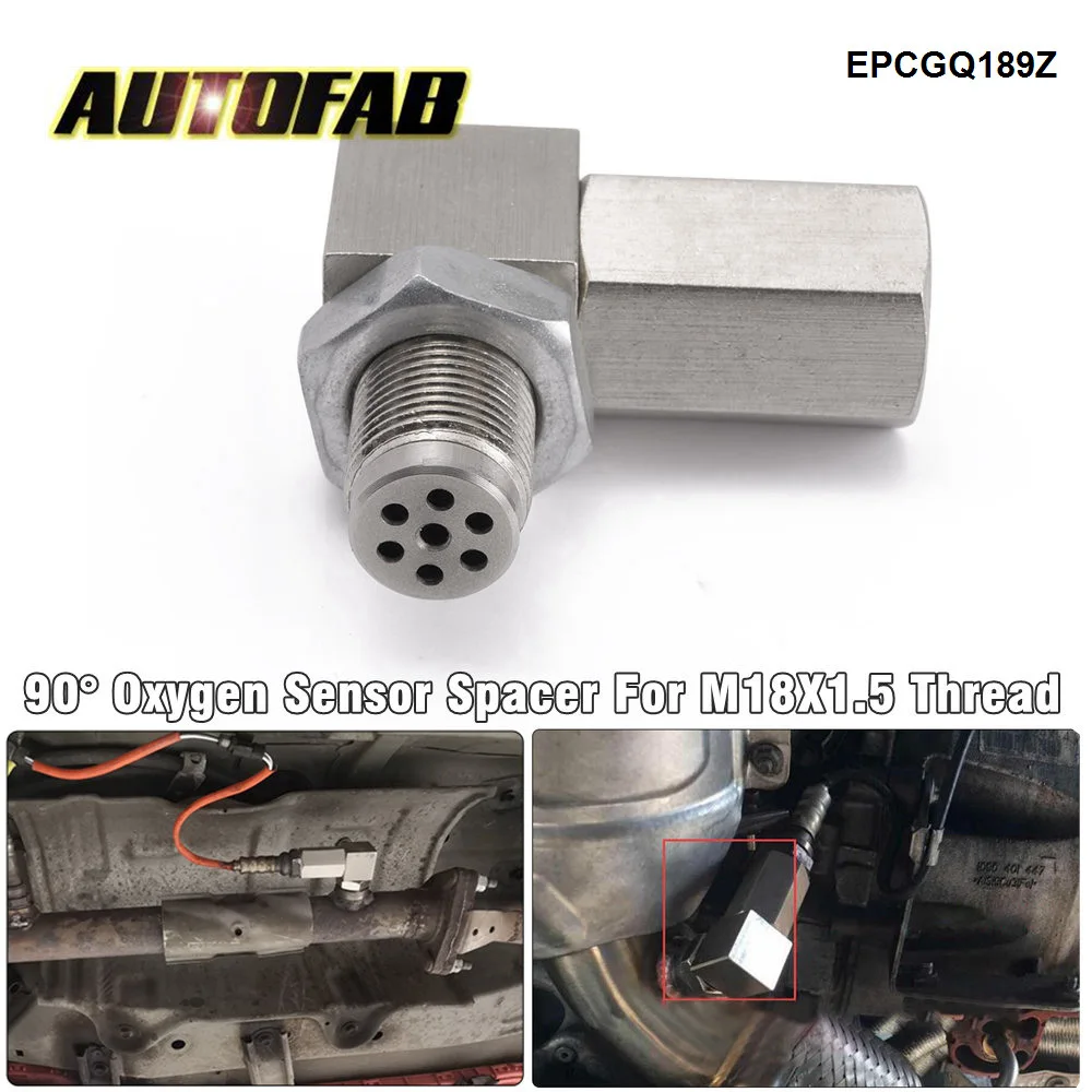 AUTOFABUniversalOxygenSensorExtender90DegreeO2BungExtension
