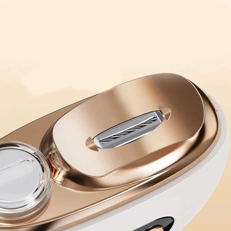 Multifunctional Electric Nail Trimmer Anti-Pinch Nail Clippers With Lights Baby Adult Automatic Nail Polisher Fingernail Scissor