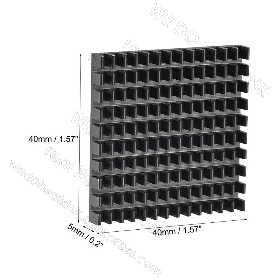 2 Pezzi Dissipatore 20x10x19 mm Aletta di Raffreddamento in Alluminio