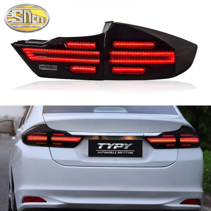 

Car LED Tail Light For Honda City Grace 2015-2018 Taillight LED Rear Running Lamp + Brake + Reverse + Dynamic Turn Signal