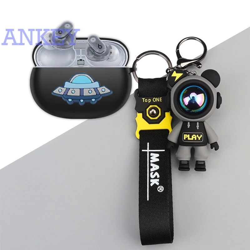 Per Beats Studio Buds + Custodia Protettiva Buds + Cute Cartoon Cover Bluetooth Auricolare Shell Accessori Tws Headphone Portable