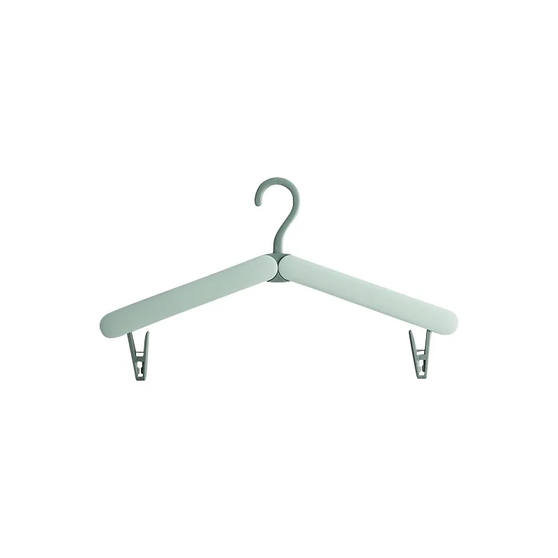 1pc Travel Folding Hanger Portable Hanger Travel Multifunctional Hanger Nordic Style Mini Storage Eco-friendly Hanger 6