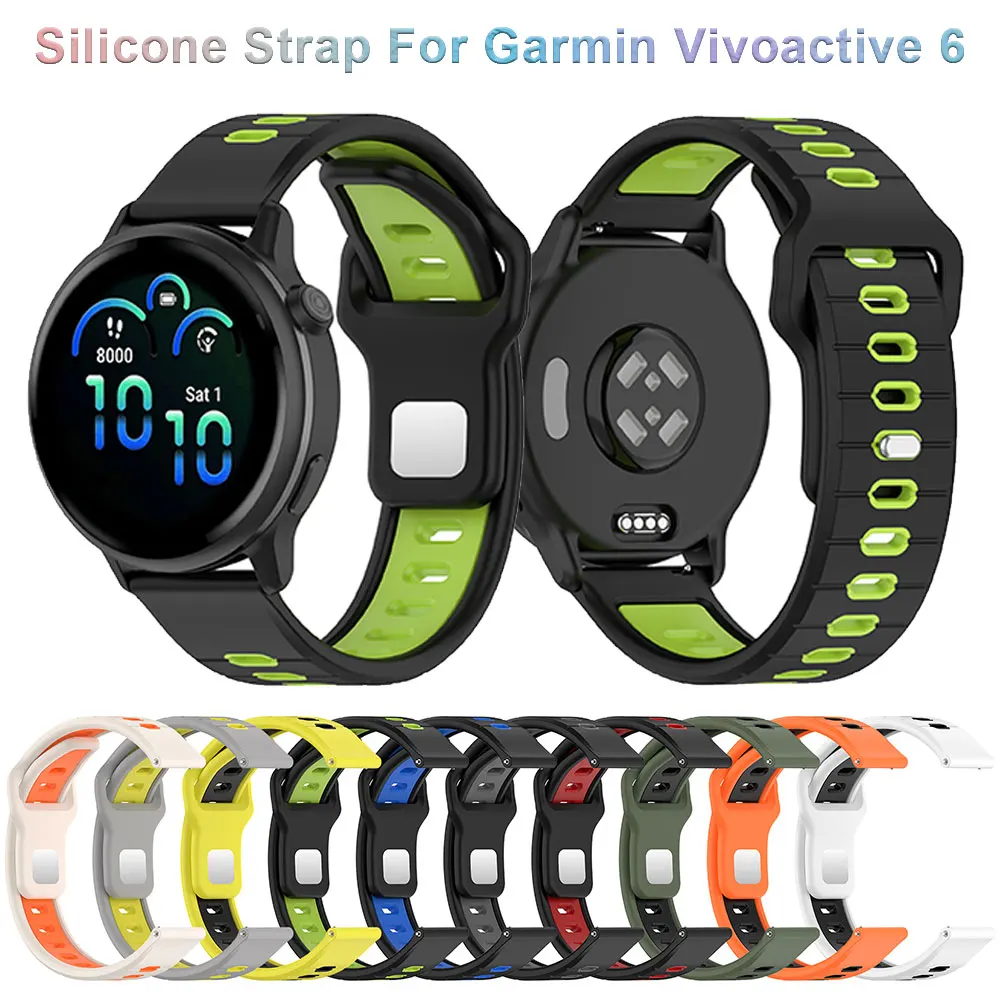 Premium Silicone Strap for Garmin Vivoactive 6 - Stylish Replacement Wristband Accessory