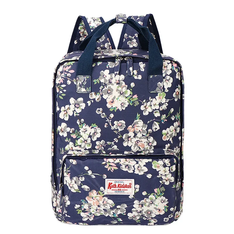 Korean Female Print Lady High Capacity Waterproof College Backpack Trendy Girls Laptop School Bags Cute Girl Travel Book Bag 1