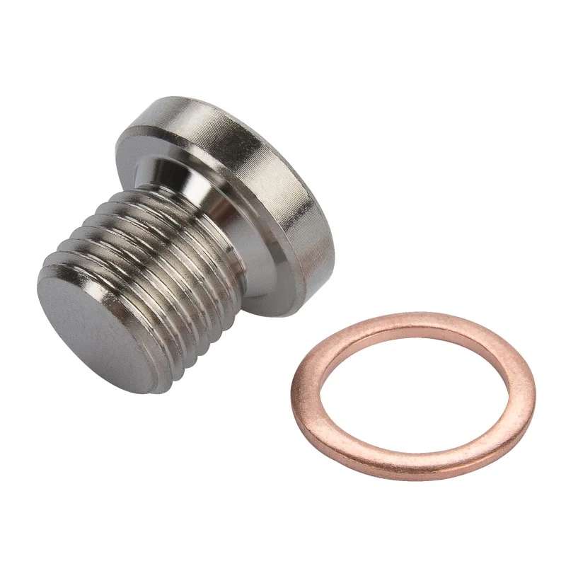 Lambda O2 Oxygen Sensor Exhaust Downpipe Bung Blank Bolt plug M12 x 1.25 AF-CGQ144 oxygen sensor plug
