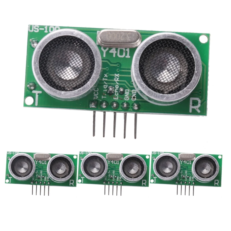 

US-100 Ultrasonic Sensor Module DC 2.4V - 5V With Temperature Compensation Range Distance