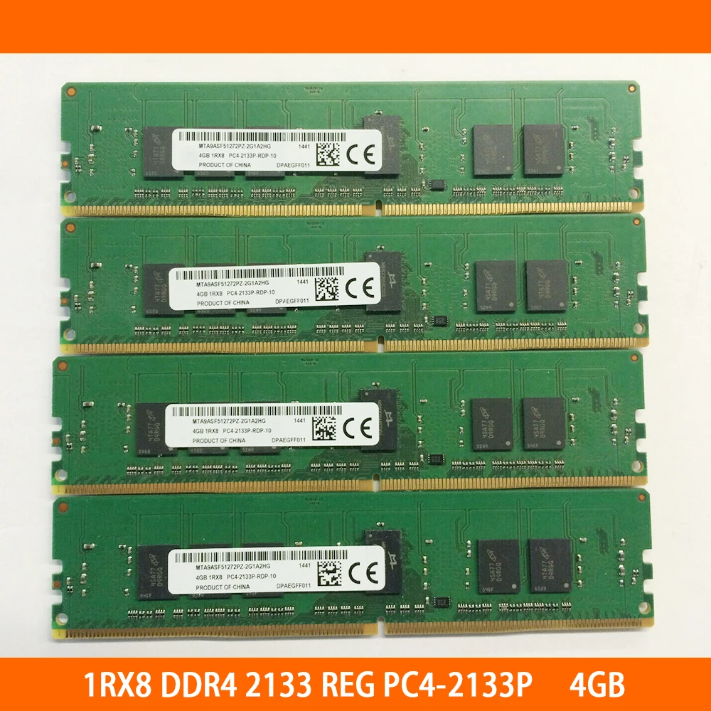 

1PCS 4GB 4G 1RX8 DDR4 2133 REG PC4-2133P RAM For MT Memory High Quality Fast Ship