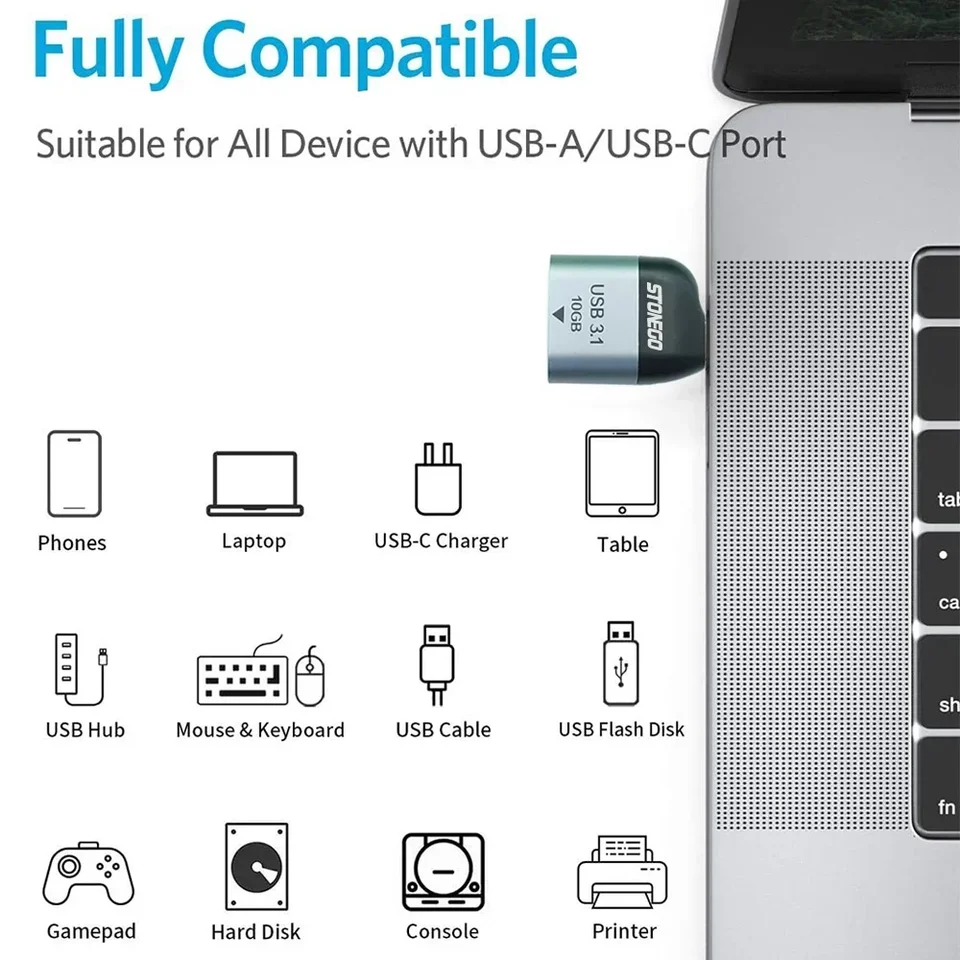 High-Speed USB C to USB A Adapter