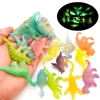 28PCS Mini Luminous Dinosaurs Glow in the Dark Dino Toys   Boys and girls  Cake Decorations   Birthday gift Collectible Model 1