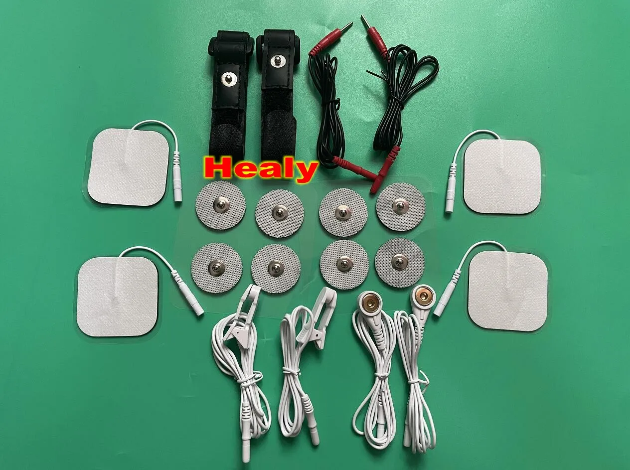 

Compatible ACCESSORIES PACK (Cables + Ear Clips + Wristbands Bracelet + Adhesives Electrodes Pad +Adapter）SAVE!!!