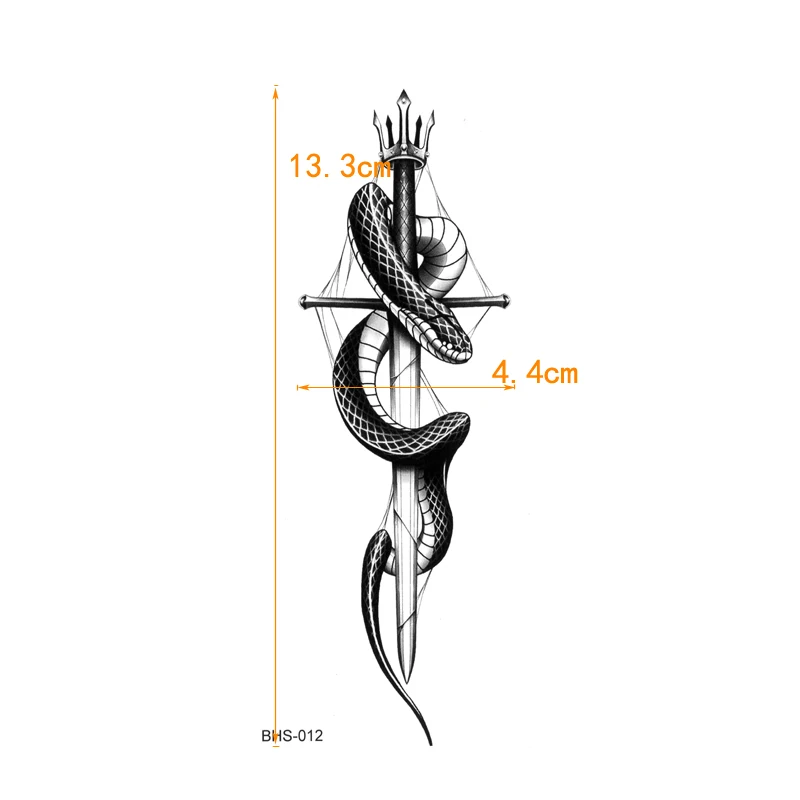 34 Stile Schlangen Wasserdicht Temporäre Tattoos Fake Tattoo Schönheit Tiere Flash Tattoo Aufkleber – Detail 25