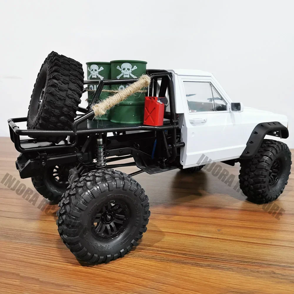 Rc Crawler Body Cab & Back-Half Cage - 1/10 Scale Hard Plastic Shell ...