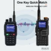 BAOFENG NOAA 5W Tri Band UV-22L Outdoor Sport Two Way Radio, Long Range Handheld Walkies Talkies 5