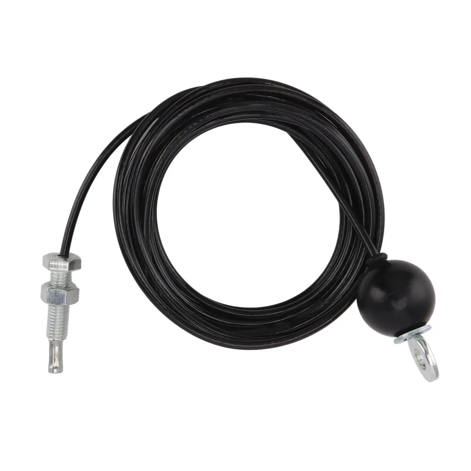 Adjustable Coated Fitness Pulley System Cable Black Steel Wire Rope for gym