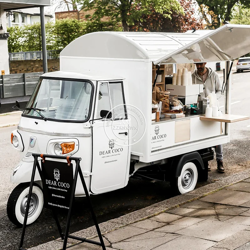 Food Truck Vendesi Ape Piaggio Electric Food Ape Elettrica Street