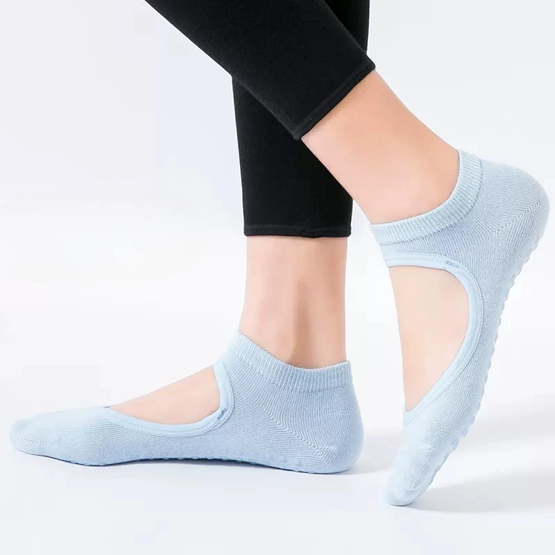 Chaussettes de Yoga en Silicone, Dos aux, Respirantes, en Coton, pour brevd'Nik, dehors, Décontractées, Solides, pour Documents Professionnels, Pilates